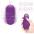 Adora Vibrating Egg with Wireless Remote Control - Purple $25.49